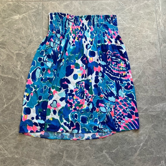 Lilly Pulitzer Adeline Multi Hit The Spot Pull On Skirt - Picture 1 of 4